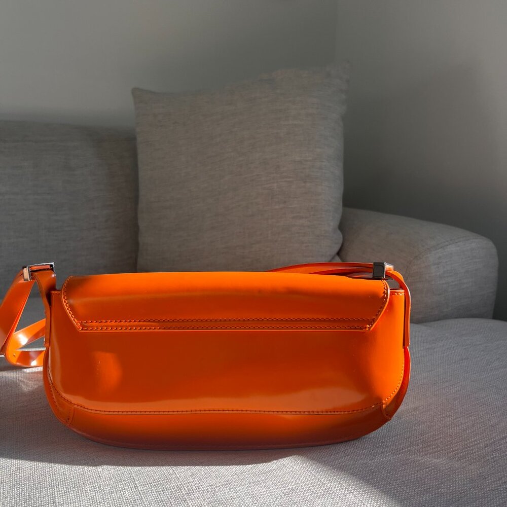 orange shoulder bag